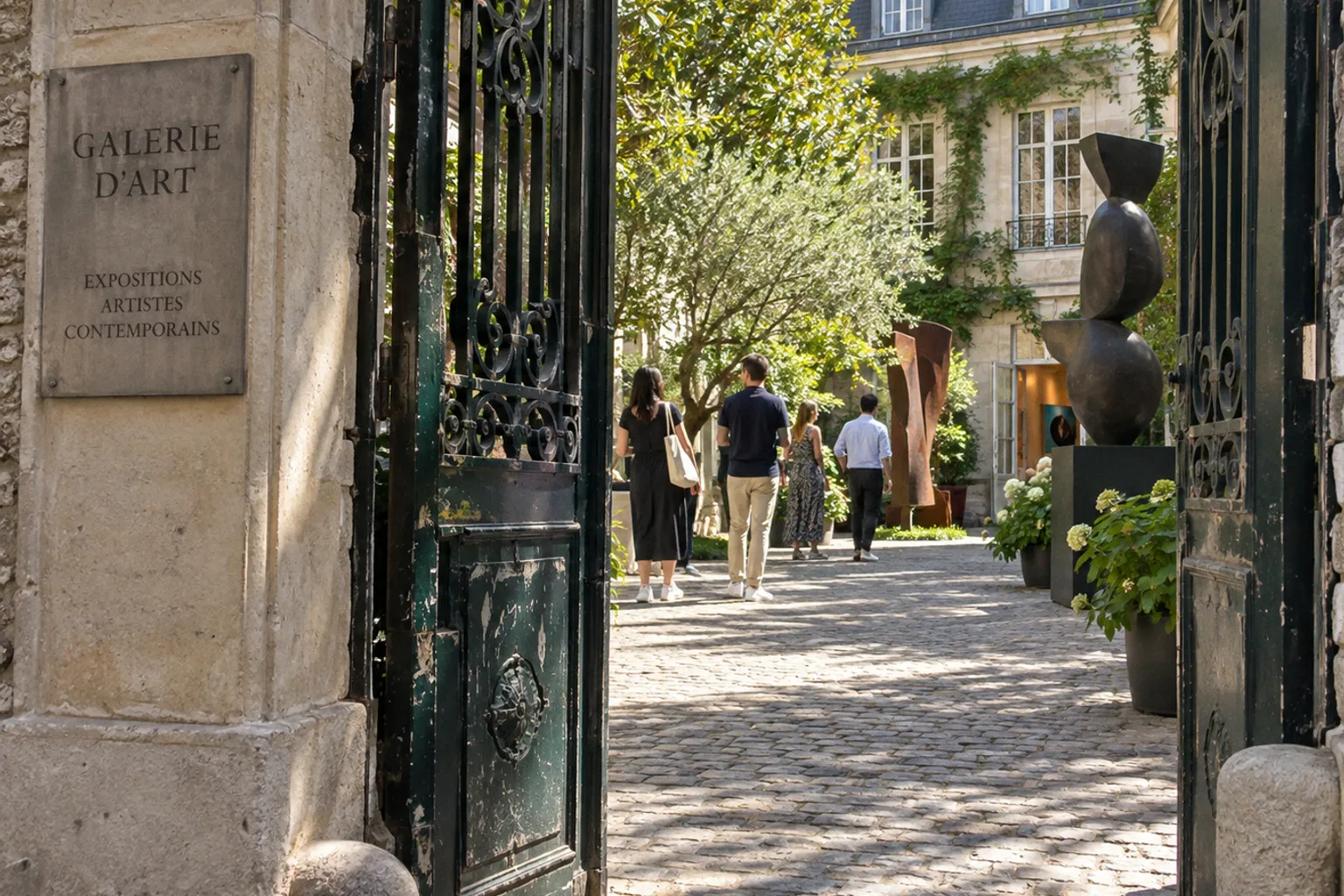 Galeries d'art à Paris Centre : visite libre ou guidée ?